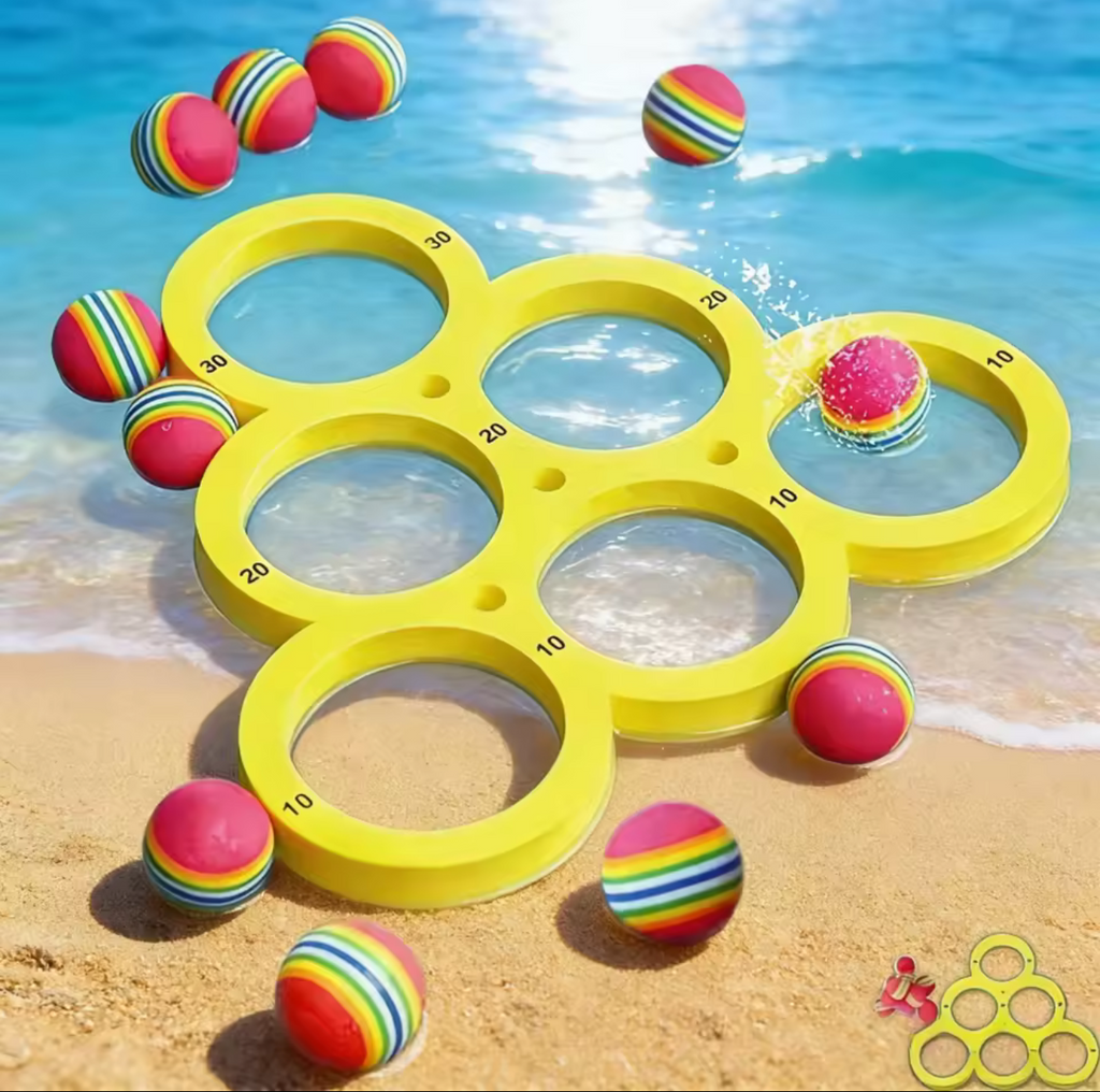 Floating Pool Toss Game