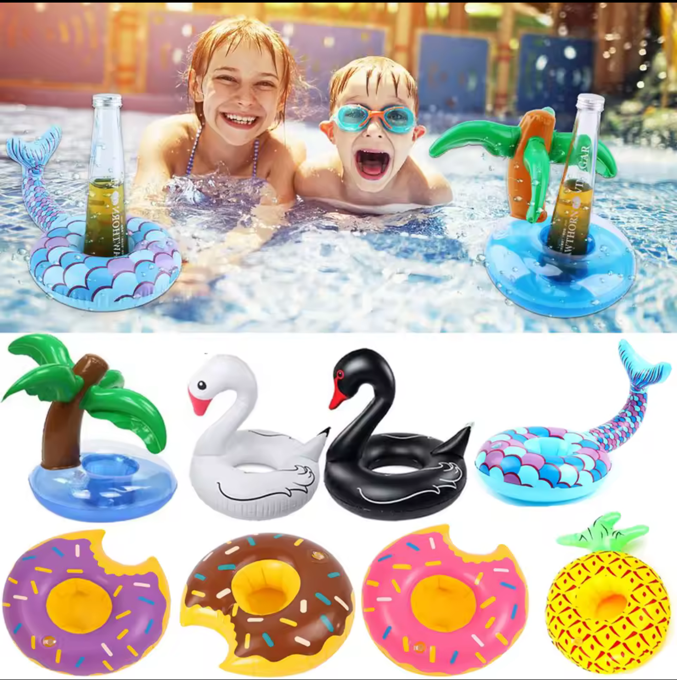 Inflatable Floating Drink Holders