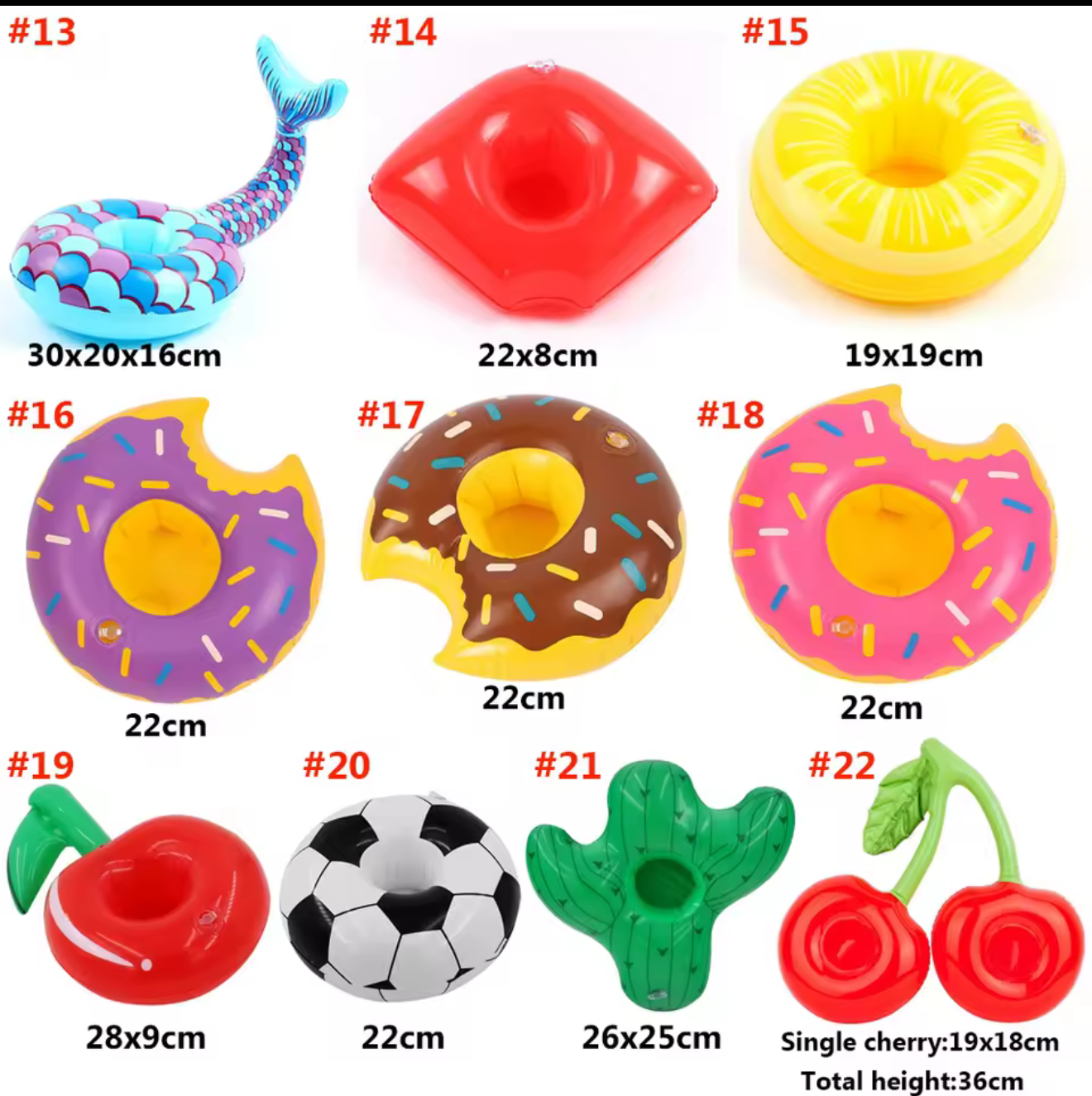 Inflatable Floating Drink Holders
