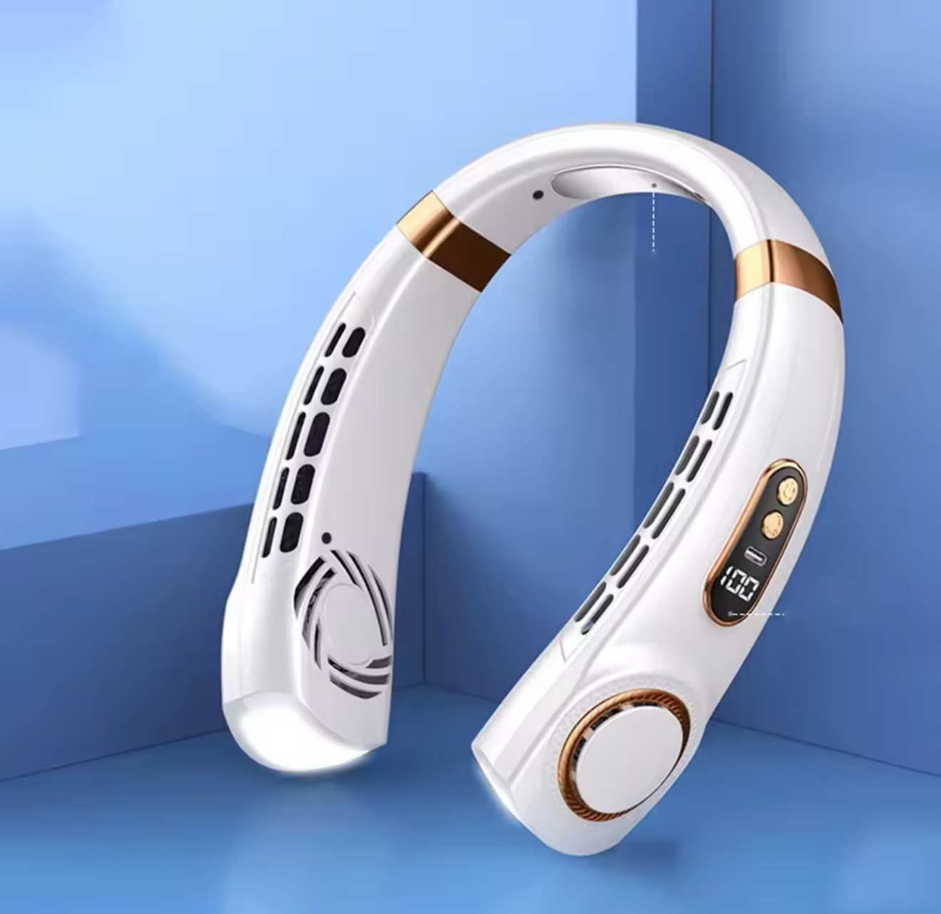 Rechargeable Portable Cooling Neck Fan